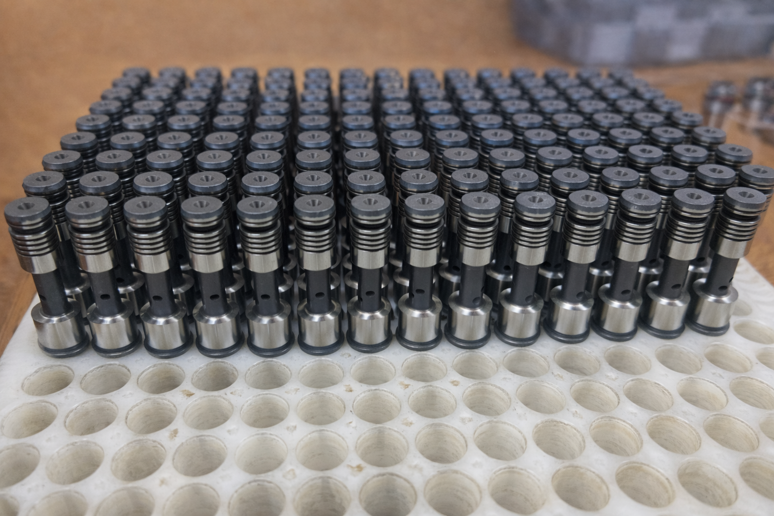 Machined valve spools